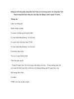 Đăng ký kết hôn giữa công dân Việt Nam cư trú trong nước với công dân Việt Nam trong thời hạn công tác, học tập, lao động ở nước ngoài về nước ppt