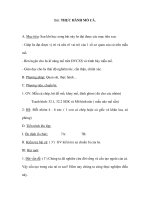 Giáo án Sinh 7 - THỰC HÀNH MỔ CÁ pdf