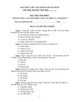 Bài thi Thăng Long - Hà Nội