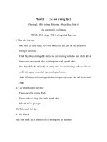 Môn địa lí lớp 7 - Đới nóng potx