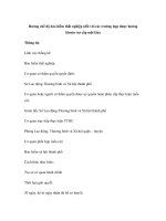 Hưởng chế độ bảo hiểm thất nghiệp (đối với các trường hợp được hưởng khoản trợ cấp một lần) doc