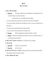 Giáo án Sinh 11 (NC) - NỘI CÂN BẰNG pptx