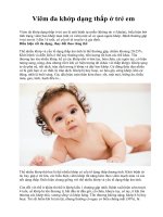 Viêm đa khớp dạng thấp ở trẻ em doc