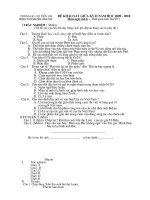 Đề khảo sát chất lượng giữa kì 2 - Văn 6