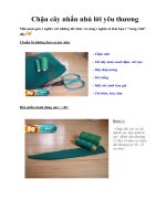 Chậu cây nhắn nhủ lời yêu thương pptx