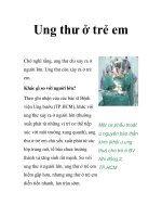 Ung thư ở trẻ em pot