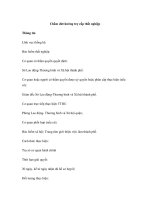 Chấm dứt hưởng trợ cấp thất nghiệp pptx