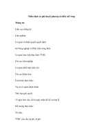 Thẩm định và phê duyệt phương án điều chế rừng potx