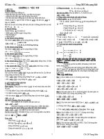 Bài Tập Vecto & Các Phép Toán Trong Không Gian(Hot)