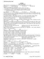 Đề thi thử của trường chuyên Bến Tre - hay lém