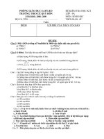 Đề KT HKI sinh hoc 9(1)