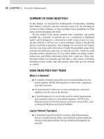 CompTIA Network+ Certification Study Guide part 6 ppt