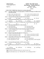 ĐỀ THI SINH 10 CƠ BẢN KÌ 2 (2009-2010)