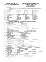 de thi hsg tièg anh 8