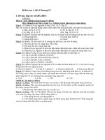 Kiểm tra một tiết Chương IV-Hóa 9