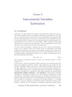 Econometric theory and methods, Russell Davidson - Chapter 8 pot