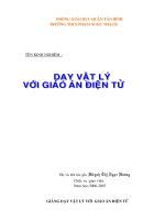 SKKN- Giảng dạy vật lí với giáo án điện tử