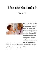Bệnh phế cầu khuẩn ở trẻ em pot