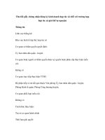 Thu hồi giấy chứng nhận đăng ký kinh doanh hợp tác xã (đối với trường hợp hợp tác xã giải thể tự nguyện) pptx