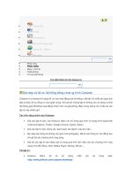 Dọn dẹp và tối ưu hệ thống bằng chương trình Cleaner ppt