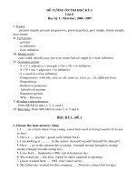 DE CUONG ON THI + BO DE THI HKI 8doc