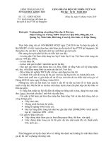 V/v: tuyển chọn học sinh tham gia dự tuyển đi học PTTH tại Singapore