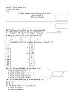 de thi GHKII NH 09 - 10