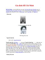 Gia đình của Hồ Chí Minh