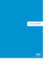 being different 2007 annual report ANZ