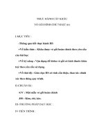 Giáo án Công nghệ lớp 6 - THỰC HÀNH CẮT KHÂU VỎ GỐI HÌNH CHỬ NHẬT (tt) ppt