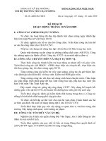 Kế hoạch chi bộ tháng 10 năm 2009