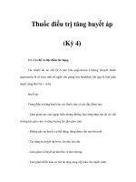 Thuốc điều trị tăng huyết áp (Kỳ 4) ppt