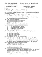 Thi kiểm tra chất lượng học ky II