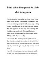 Bệnh chàm liên quan đến 2 hóa chất trong máu potx