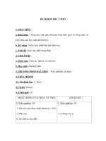 Địa lý lớp 6 - BÀI KIỂM TRA 1 TIẾT ppt