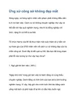 Ứng xử công sở không đẹp mắt ppt