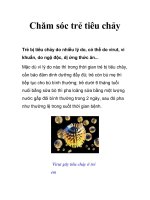 Chăm sóc trẻ tiêu chảy pps