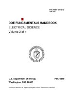 doe fundamentals handbook, electrical science vol 2