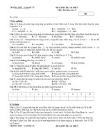 kiểm tra 45 phút lần 2 ( 4 đề )