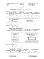 KIỂM TRA HK2 ÂM NHẠC 6 -2010