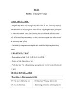 Sinh học 9 - Tiết 25: Đột biến số lượng NST (tiếp) ppt