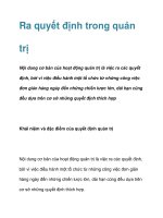 Ra quyết định trong quản trị potx