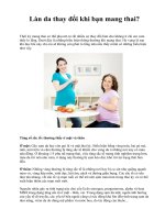 Làn da thay đổi khi bạn mang thai? pdf