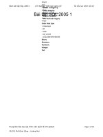 sách bài tập sql 2005 1