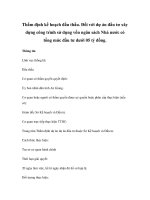 Thẩm định kế hoạch đấu thầu. Đối với dự án đầu tư xây dựng công trình sử dụng vốn ngân sách Nhà nước có tổng mức đầu tư dưới 05 tỷ đồng pdf