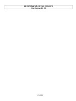 ÔN :ĐẠI CƯƠNG KIM LOẠI