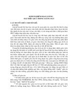 Kinh nghiệm trong công tác soạn giảng