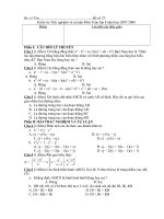 De kiem tra Chat luong Toan 8-HK I (so 27)