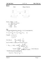 Bài tập nhóm môn thủy lực doc