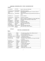 từ vựng anh văn chuyên ngành cao học hành chính phần 1